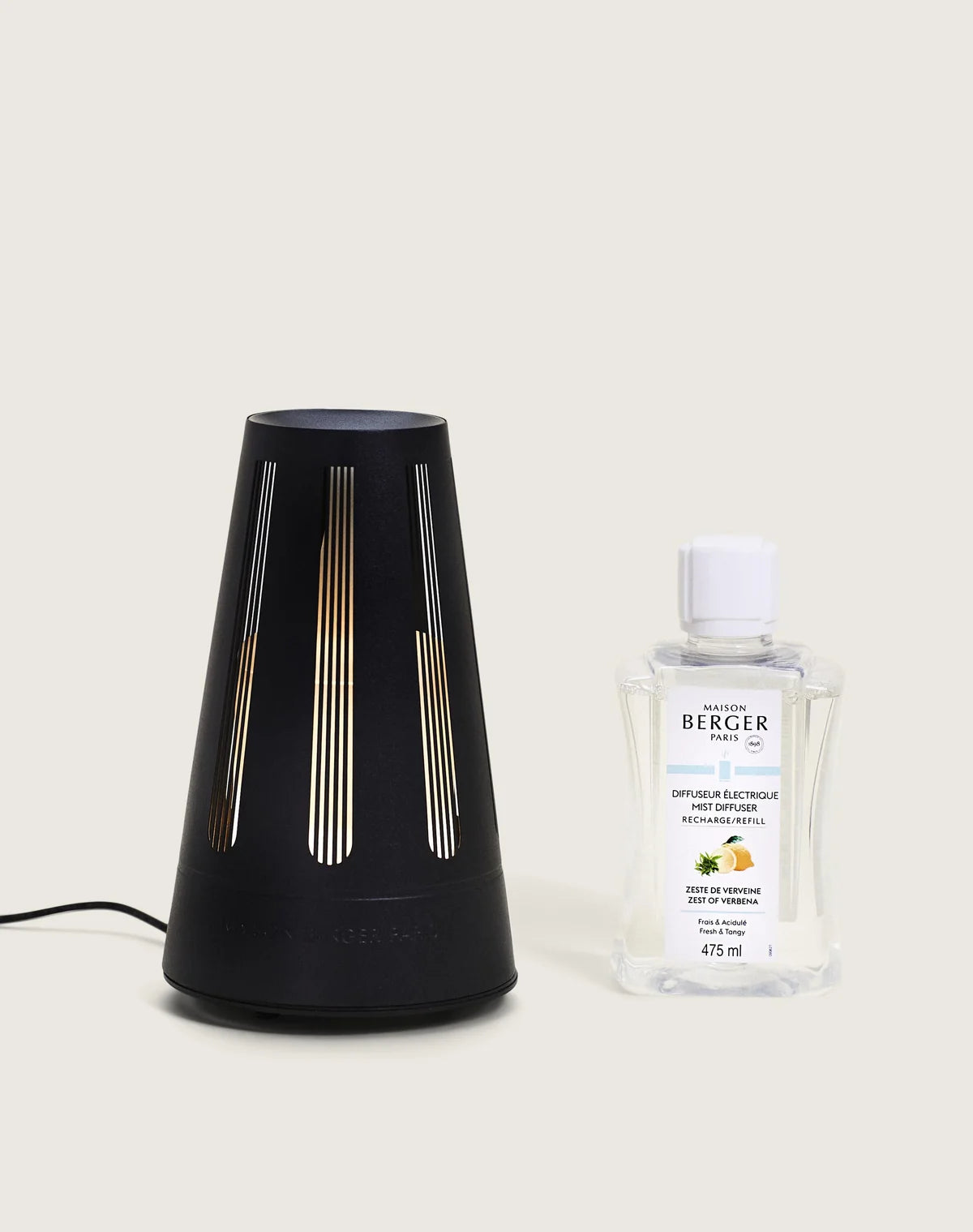 Mist diffuser Amphora Noir Satiné