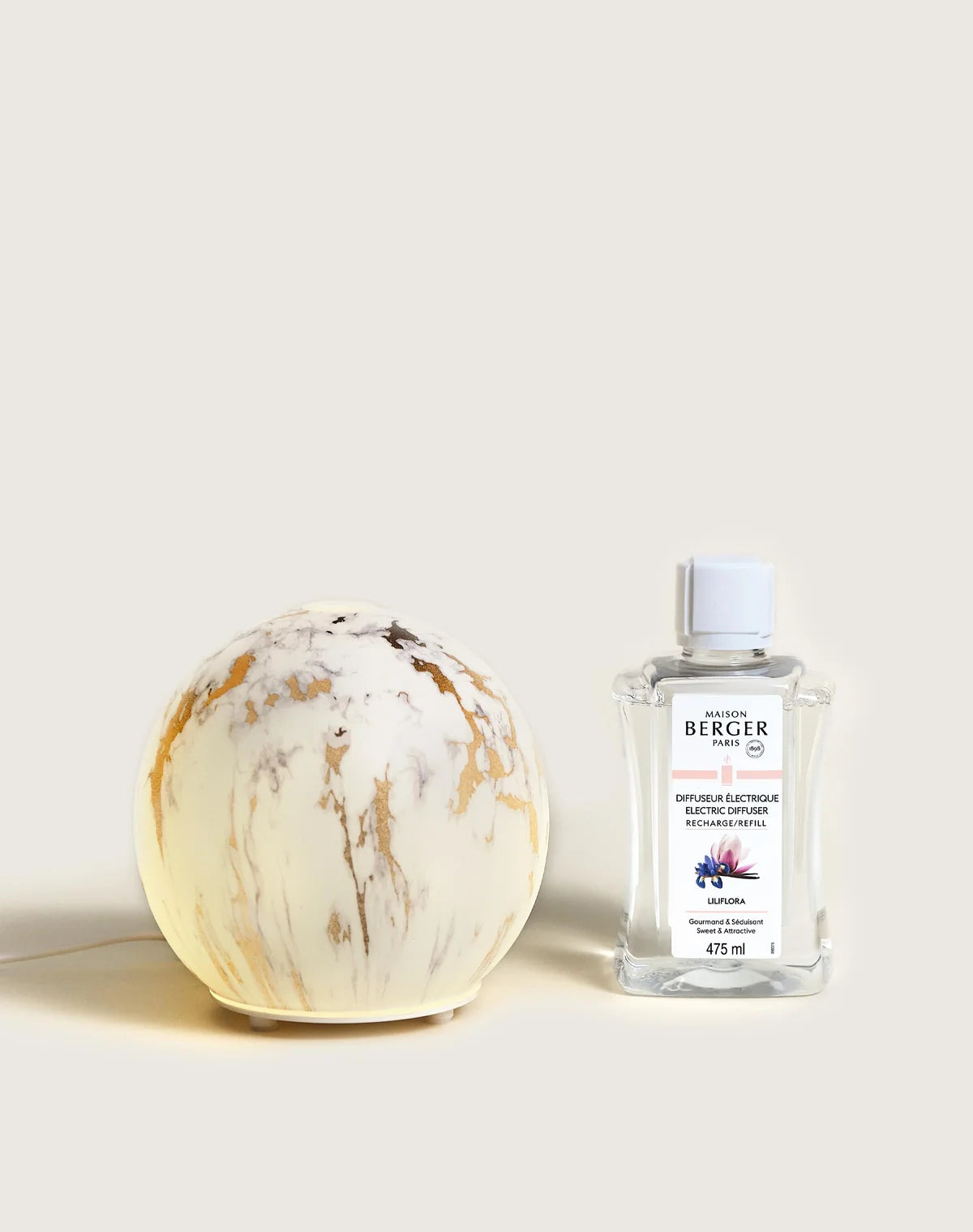Mist diffuser Marbrure Blanc