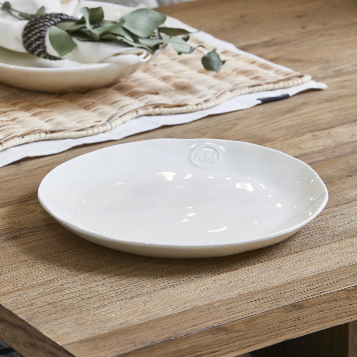Portofino Dinner Plate White – foto 2
