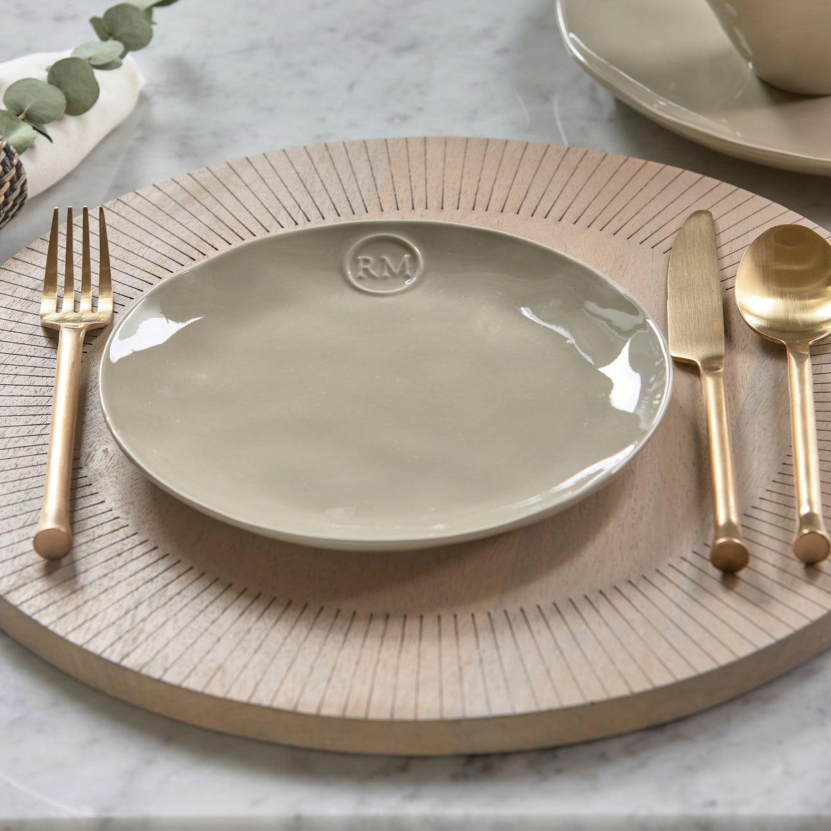 Portofino Breakfast Plate Flax – foto 2