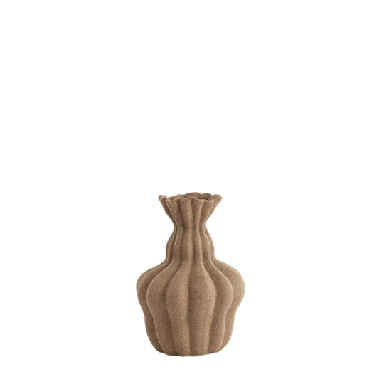 Light&Living Vaas Deco SILVIO Mat Bruin
