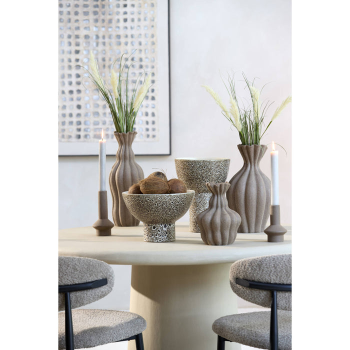 Light&Living Vaas Deco SILVIO Mat Bruin
