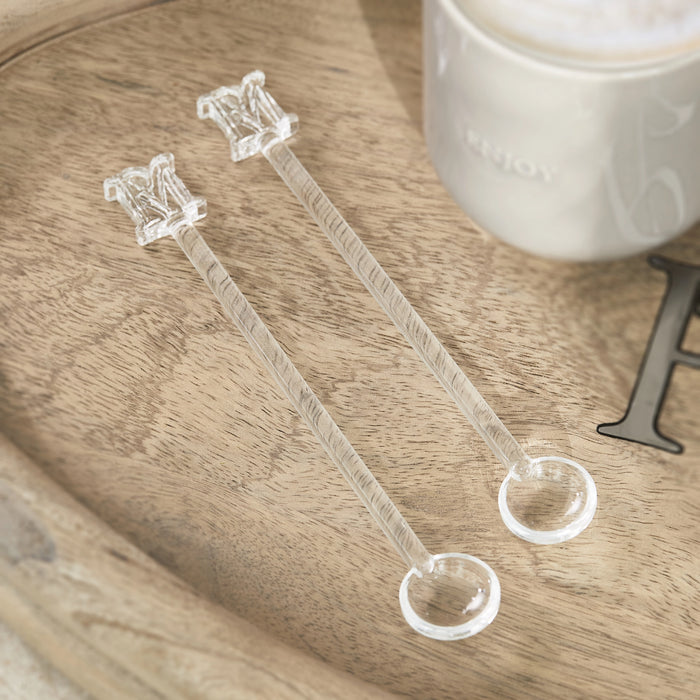 RM Glass Spoons Set of 2