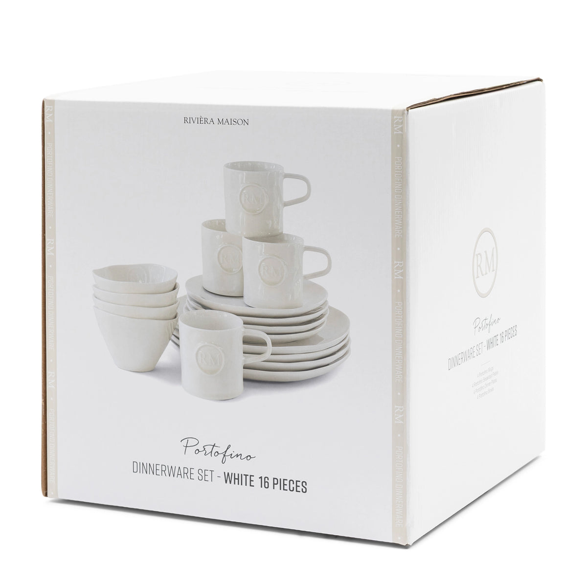 Portofino Dinnerware Set of 16 White – foto 2