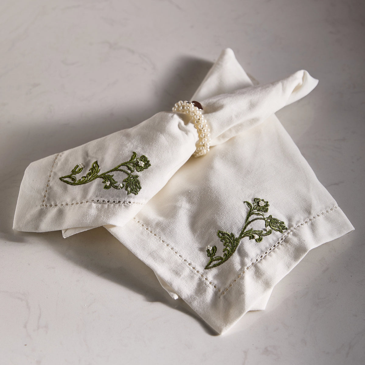 Pearl Flower Napkin 2 pieces – foto 2