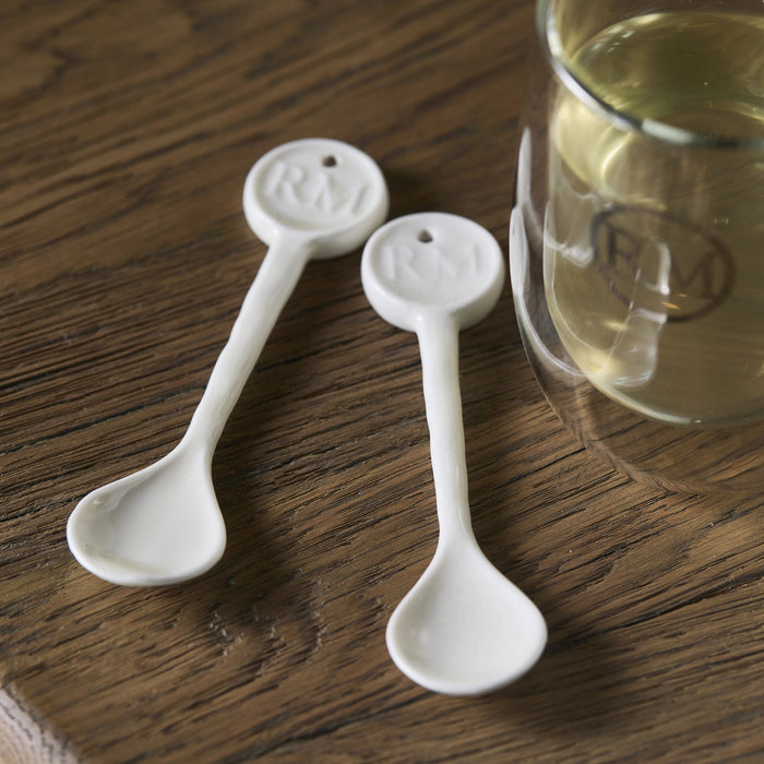 Portofino Spoons 2 pieces White
