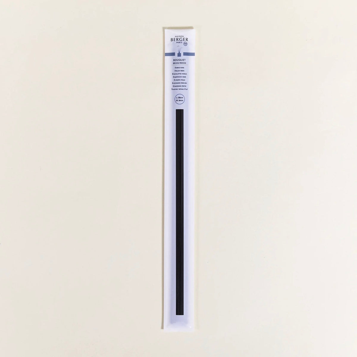 Set van 8 zwarte sticks 30cm – foto 3