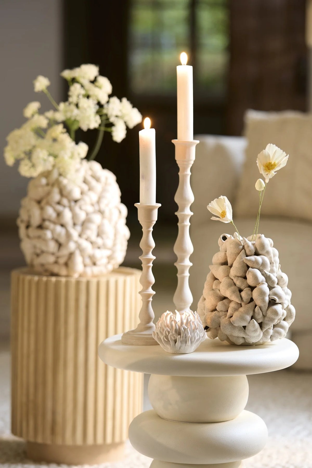 Light&Living Kandelaar SAMORA Creme M – foto 2