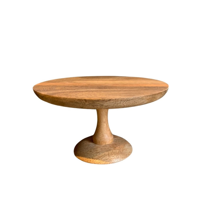 Taart plateau op voet hout M