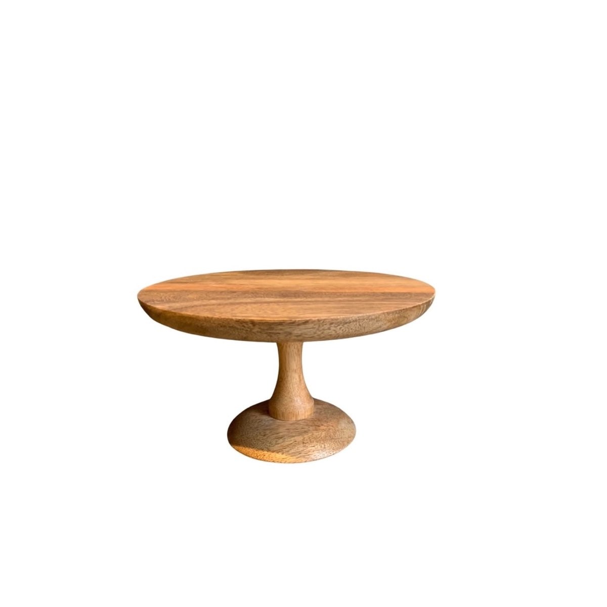 Taart plateau op voet hout S